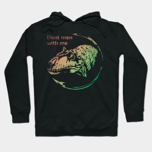 Allosaurus Jurassic Dinosaur Vintage Hoodie